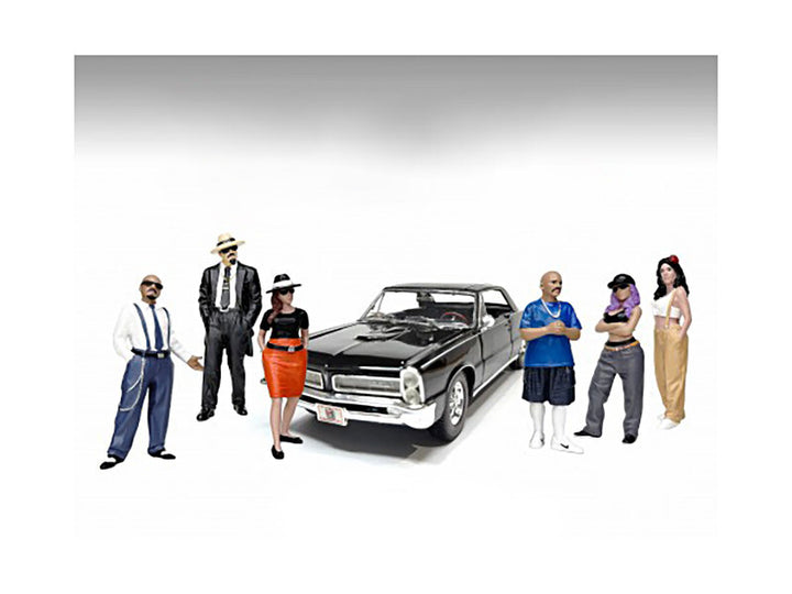 "Hanging Out 3" 6 piece Figure Set for 1/24 Scale Models by American Diorama image 2