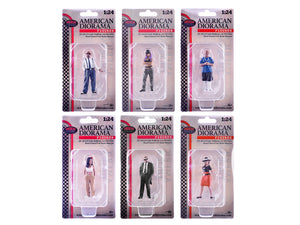"Hanging Out 3" 6 piece Figure Set for 1/24 Scale Models by American Diorama image 3