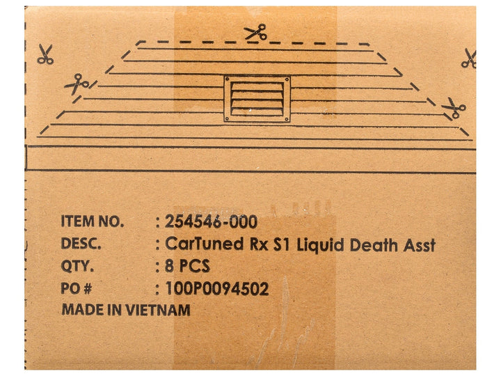 "Liquid Death" 2026 Series 1 Set of 8 Pieces Diecast Model Cars by CarTuned image 2