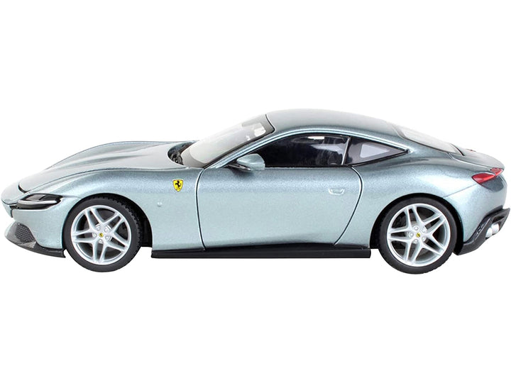 Ferrari Roma Gray Metallic "Race + Play" Series 1/24 Diecast Model Car by Bburago image 2