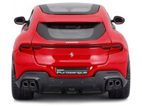 Ferrari Purosangue Red with Sunroof "Race + Play" Series 1/24 Diecast Model Car by Bburago image 4