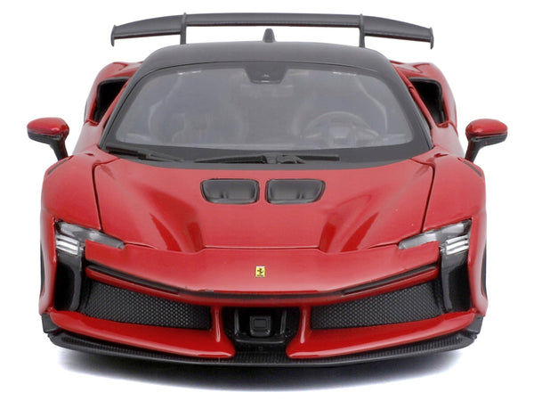 Bburago Ferrari SF90 XX Stradale red black top Race and Play 1:24 26032RD, product image 4