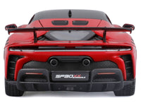 Bburago Ferrari SF90 XX Stradale red black top Race and Play 1:24 26032RD, product image 5
