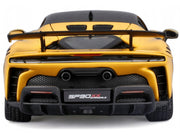 Ferrari SF90 XX Stradale Yellow with Black Top "Race and Play" Series 1/24 Diecast Model Car by Bburago image 5