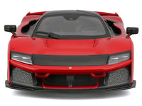 Ferrari F80 Red with Black Top "Race + Play" Series 1/24 Diecast Model Car by Bburago image 4