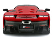 Ferrari F80 Red with Black Top "Race + Play" Series 1/24 Diecast Model Car by Bburago image 5