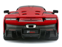 Ferrari F80 Red with Black Top "Race + Play" Series 1/24 Diecast Model Car by Bburago image 5