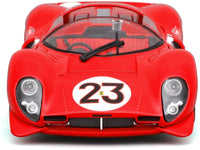 Ferrari 330 P4 #23 Lorenzo Bandini - Chris Amon "Ferrari S.P.A." Winner "24 Hours of Daytona" (1967) "Racing" Series 1/24 Diecast Model Car by Bburago image 3