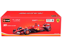 Ferrari SF-24 #16 Charles Leclerc Formula One F1 World Championship (2024) "Formula Racing" Series 1/24 Diecast Model Car by Bburago image 3