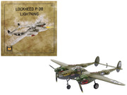 Lockheed P-38 Lightning Fighter Aircraft "Haleakala II 80th FG 459th FS Twin Dragons" (1944) United States Army Air Forces 1/72 Diecast Model by Militaria Die Cast image 4