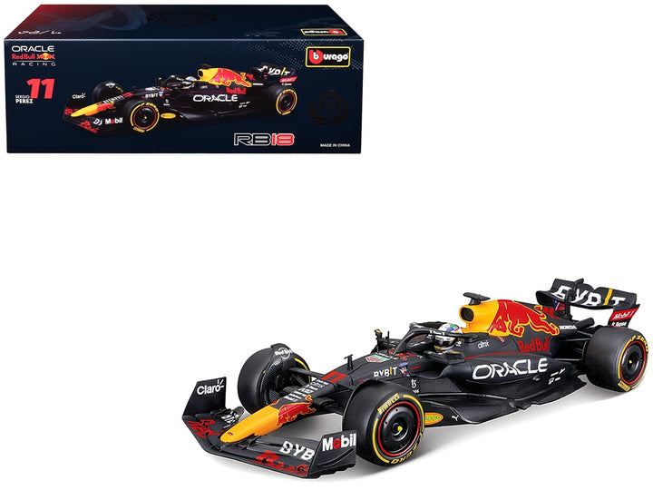 Red Bull Racing RB18 #11 Sergio Perez "Oracle" Winner Formula One F1 "Constructor's Champion" (2022) 1/24 Diecast Model Car by Bburago image 2