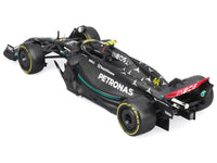 Mercedes-AMG F1 W14 E Performance #44 Lewis Hamilton "Petronas" Formula One F1 "World Championship" (2023) with Driver Figure "Race" Series 1/24 Diecast Model Car by Bburago image 3