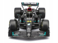 Mercedes-AMG F1 W14 E Performance #44 Lewis Hamilton "Petronas" Formula One F1 "World Championship" (2023) with Driver Figure "Race" Series 1/24 Diecast Model Car by Bburago image 5