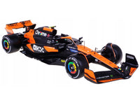 McLaren MCL38 #4 Lando Norris "OKX" Winner Formula One F1 "Miami GP" (2024) with Driver Figure "Race" Series 1/24 Diecast Model Car by Bburago image 3