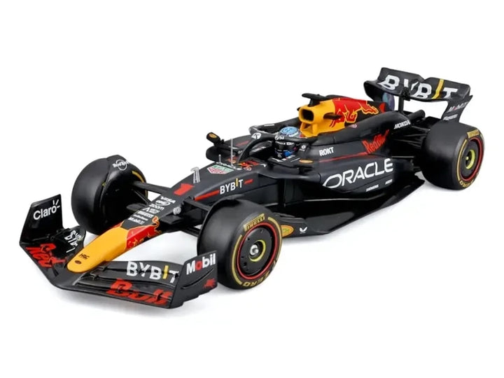 Red Bull Racing RB20 #1 Max Verstappen "Oracle" Winner Formula One F1 Championship "Drivers' Champion" (2024) with Display Case 1/24 Diecast Model Car by Bburago image 2