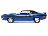 1970 Dodge Challenger Blue with Black Top "America 250 Edition" "Anniversary Collection" Series 18 1/64 Diecast Model Car by Greenlight image 2