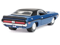 1970 Dodge Challenger Blue with Black Top "America 250 Edition" "Anniversary Collection" Series 18 1/64 Diecast Model Car by Greenlight image 3
