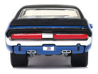 1970 Dodge Challenger Blue with Black Top "America 250 Edition" "Anniversary Collection" Series 18 1/64 Diecast Model Car by Greenlight image 4