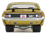 1971 Plymouth Hemi 'Cuda Gold Metallic with Black Accents "America 250 Edition" "Anniversary Collection" Series 18 1/64 Diecast Model Car by Greenlight image 4