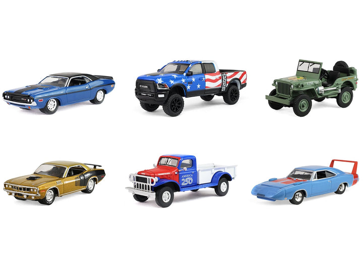 "Anniversary Collection" Series 18 Set of 6 pieces "America 250 Edition" 1/64 Diecast Model Cars by Greenlight image 2