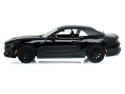 2024 Ford Mustang GT Convertible Black "Black Bandit" Series 31 1/64 Diecast Model Car by Greenlight image 2