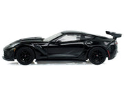 2019 Chevrolet Corvette ZR1 Black "Black Bandit" Series 31 1/64 Diecast Model Car by Greenlight image 2