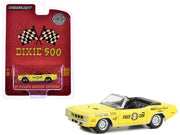 1971 Plymouth Barracuda Convertible "Dixie 500 Pace Car" Yellow "Hobby Exclusive" Series 1/64 Diecast Model Car by Greenlight image 2