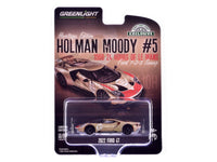 2022 Ford GT Heritage Edition #5 Holman-Moody "1966 24 Hours of Le Mans Ford 1-2-3 Sweep Tribute" Gold Metallic with Red Accents "Hobby Exclusive" Series 1/64 Diecast Model Car by Greenlight image 3