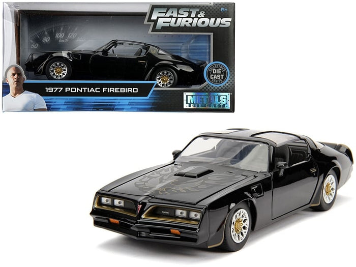Jada Tego's 1977 Pontiac Firebird black Fast and Furious 1:24 30756, product image 1