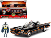 Model Kit Classic Batmobile Black with Batman Diecast Figure "Batman" (1966-1968) TV Series "Build N' Collect" 1/24 Diecast Model Car by Jada image 4