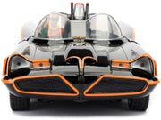 Model Kit Classic Batmobile Black with Batman Diecast Figure "Batman" (1966-1968) TV Series "Build N' Collect" 1/24 Diecast Model Car by Jada image 5