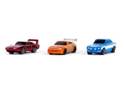"Fast & Furious 25th Anniversary" 3 piece Set #2 "Nano Hollywood Rides" Diecast Model Cars by Jada image 2