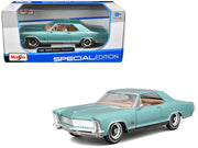 1965 Buick Riviera Gran Sport Light Blue Metallic "Special Edition" Series 1/26 Diecast Model Car by Maisto image 5
