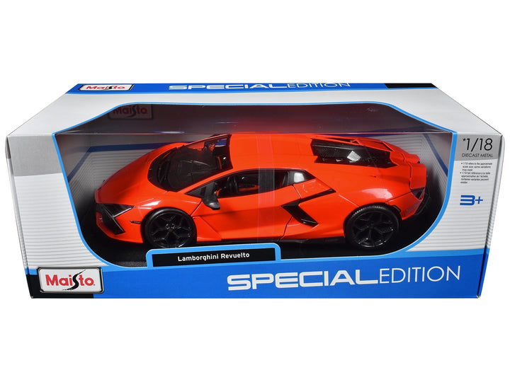 Lamborghini Revuelto Orange "Special Edition" Series 1/18 Diecast Model Car by Maisto image 2
