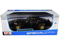 1978 Pontiac Firebird Trans Am Black Metallic with Hood Graphics "Special Edition" Series 1/18 Diecast Model Car by Maisto image 3