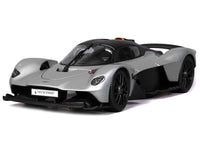 Aston Martin Valkyrie, silver metallic with matte black top, Maisto 1:18