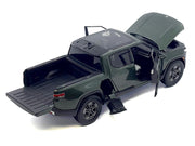 Rivian R1T Pickup Truck Dark Green Metallic with Sunroof "Special Edition" Series 1/18 Diecast Model Car by Maisto image 3