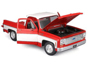 1974 Chevrolet C10 Cheyenne Super Pickup Truck Red and White "Special Edition" Series 1/18 Diecast Model Car by Maisto image 2