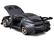2025 Ford Mustang GTD Dark Gray Metallic with Black Top "Special Edition" Series 1/18 Diecast Model Car by Maisto image 2