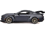 2025 Ford Mustang GTD Dark Gray Metallic with Black Top "Special Edition" Series 1/18 Diecast Model Car by Maisto image 3