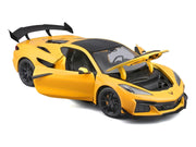 Chevrolet Corvette ZR1 Coupe Yellow with Carbon Top "Special Edition" Series 1/18 Diecast Model Car by Maisto image 2
