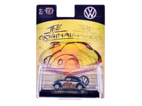 1953 Volkswagen Beetle Deluxe USA Model "The Slug Bug" Blue Metallic with White Sides Limited Edition to 5566 pieces Worldwide 1/64 Diecast Model Car by M2 Machines image 3