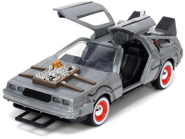 Jada 32290 DeLorean Time Machine, Back to the Future Part III, 1:32 diecast model