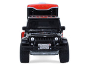 2012 Jeep Wrangler Unlimited "Diablo Sport" Black with Red Graphics and Small Cargo Trailer "Hitch & Tow" Series 33 1/64 Diecast Model Cars by Greenlight image 4