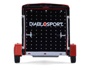 2012 Jeep Wrangler Unlimited "Diablo Sport" Black with Red Graphics and Small Cargo Trailer "Hitch & Tow" Series 33 1/64 Diecast Model Cars by Greenlight image 5