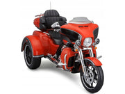 2021 Harley Davidson CVO Tri Glide Motorcycle Orange "H-D Custom" 1/12 Diecast Model by Maisto image 3