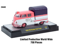 M2 Machines Auto-Thentics Release 99 six piece set display cases 1:64, product image 1