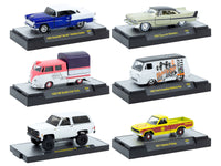 M2 Machines Auto-Thentics Release 99 six piece set display cases 1:64, product image 2
