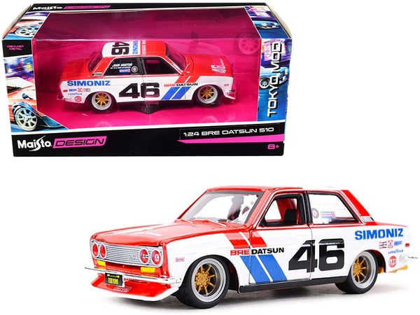 Maisto Datsun 510 46 BRE Simoniz Tokyo Mod 1:24 32532, product image 1