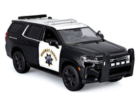 2021 Chevrolet Tahoe "California Highway Patrol" Black and White "Authority" "Maisto Design" Series 1/26 Diecast Model Car by Maisto image 3